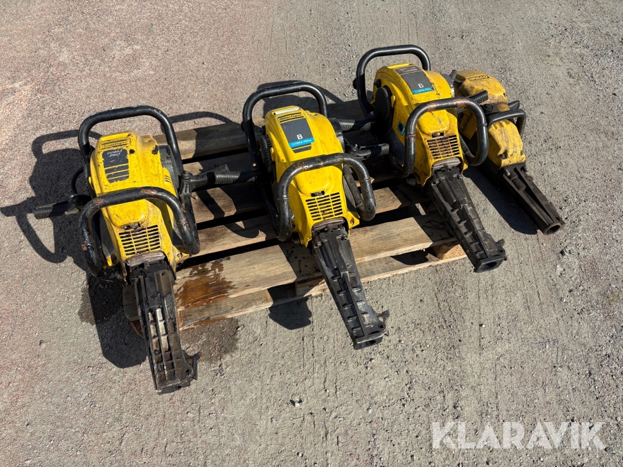 Bilningsmaskin 4 st Atlas Copco Cobra