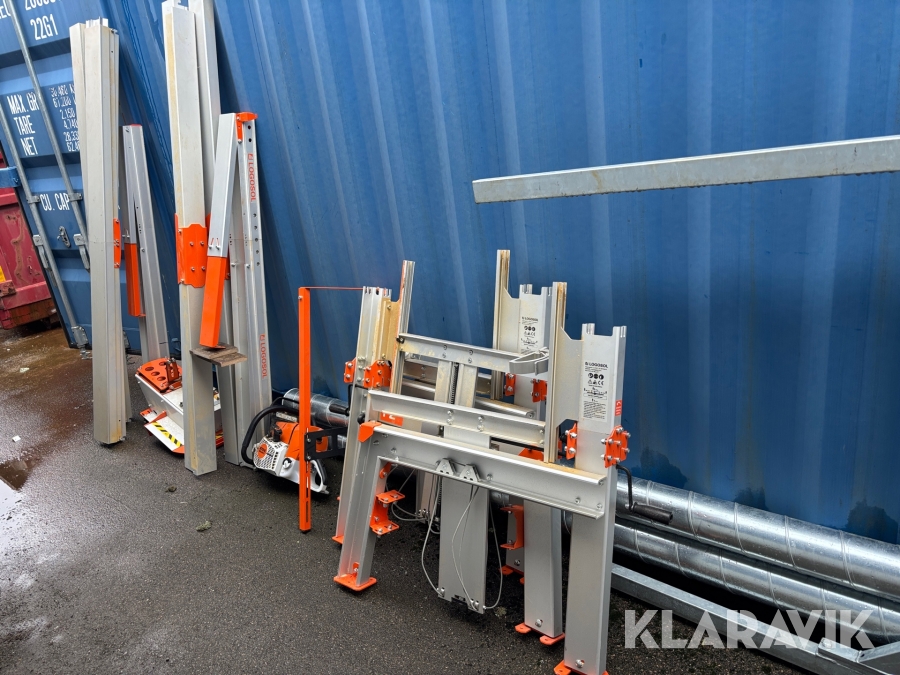 Kedjesågverk Logosol F2+ med cutter & motorsåg