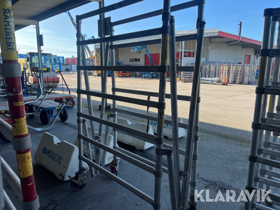 Aluminiumställning Instant Zip-up B = 1.30 M 300