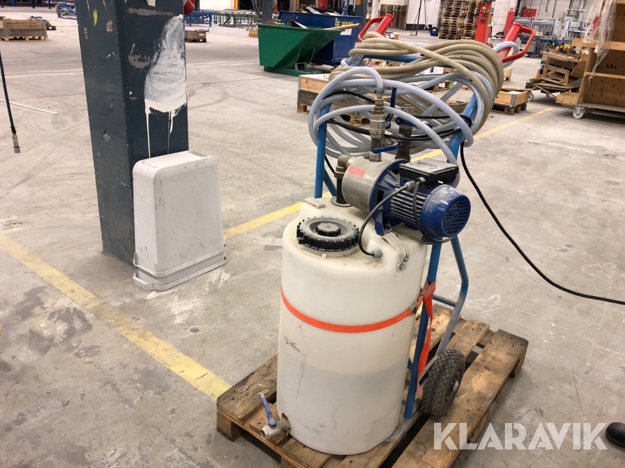 Spoltunna med jetpump Eurokraft FKL-1