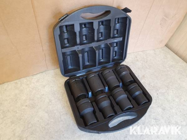 Krafthylsor 1" 8 st