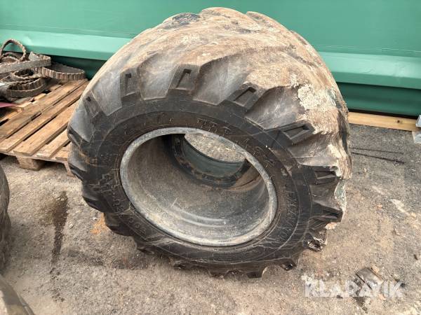 Twinhjul Nokian till Hjulgrävare