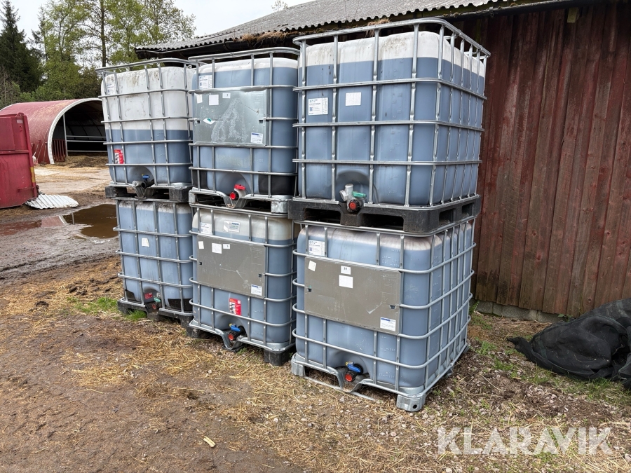 Djurfoder Melass 6st IBC tankar ca5500L