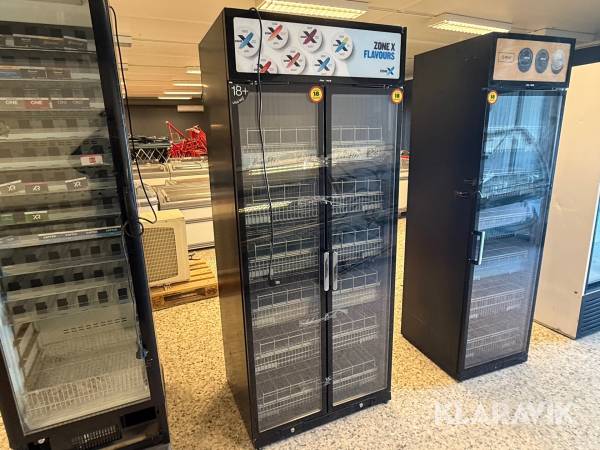 Butikskyl med 2 dörrar