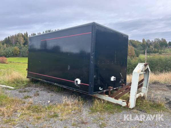 Container på lastväxlarram