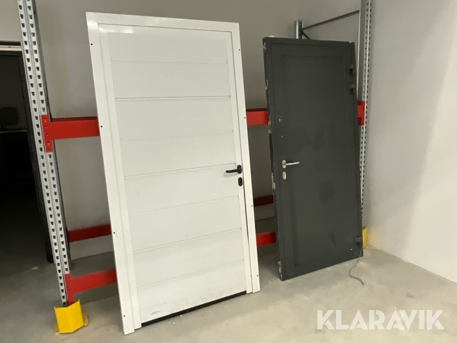 Aluminiumdörrar 2st