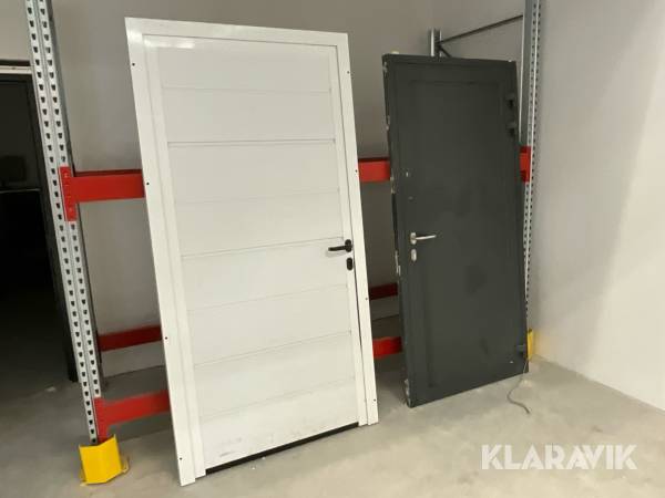 Aluminiumdörrar 2st