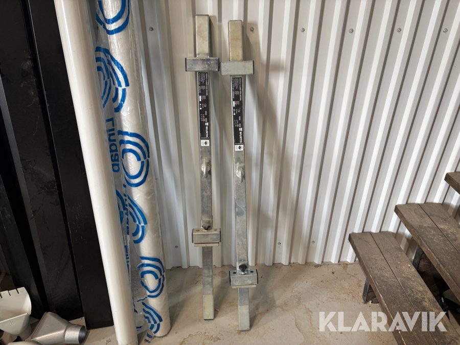 Säkerhetstravers/fallskyddsklämma Wurth 2st