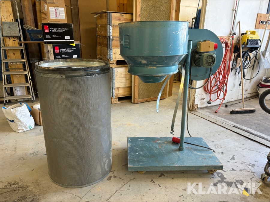 Spånsug Luna NF 259 med patronfilter