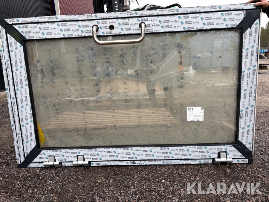 Glasad entrédörr Öjebyns Glas & Aluminium