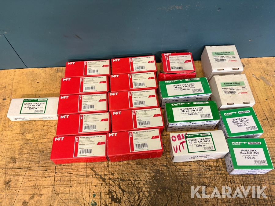 Spikar för dyckertpistol