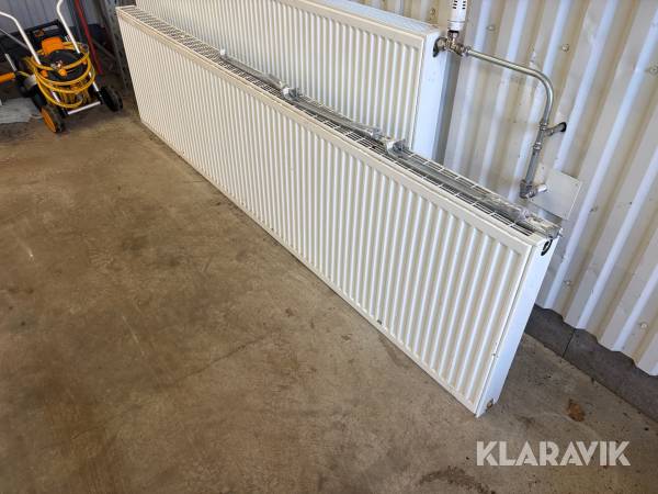 Radiator vattenburet, 2400x600x100mm