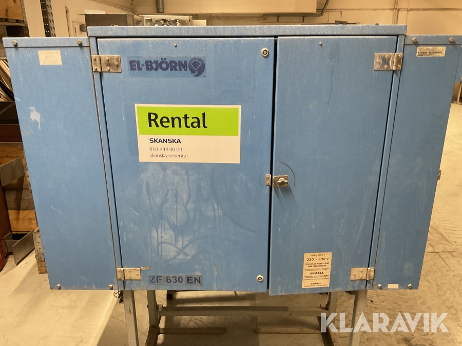 Huvudcentral 630A El-Björn ZF 630 EN