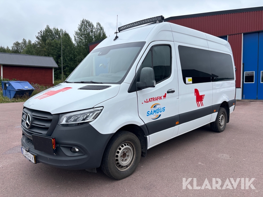 Färdtjänstbuss Mercedes Sprinter 319CDI Tourer med ramp
