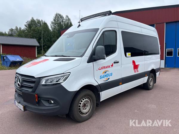 Färdtjänstbuss Mercedes Sprinter 319CDI Tourer med ramp