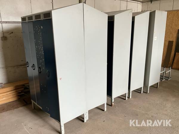 Omklädningsskåp 20st