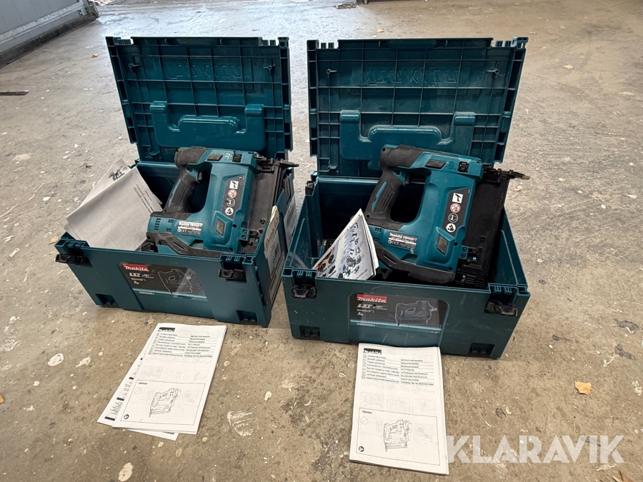 Dyckertpistoler Makita DNB500 2st