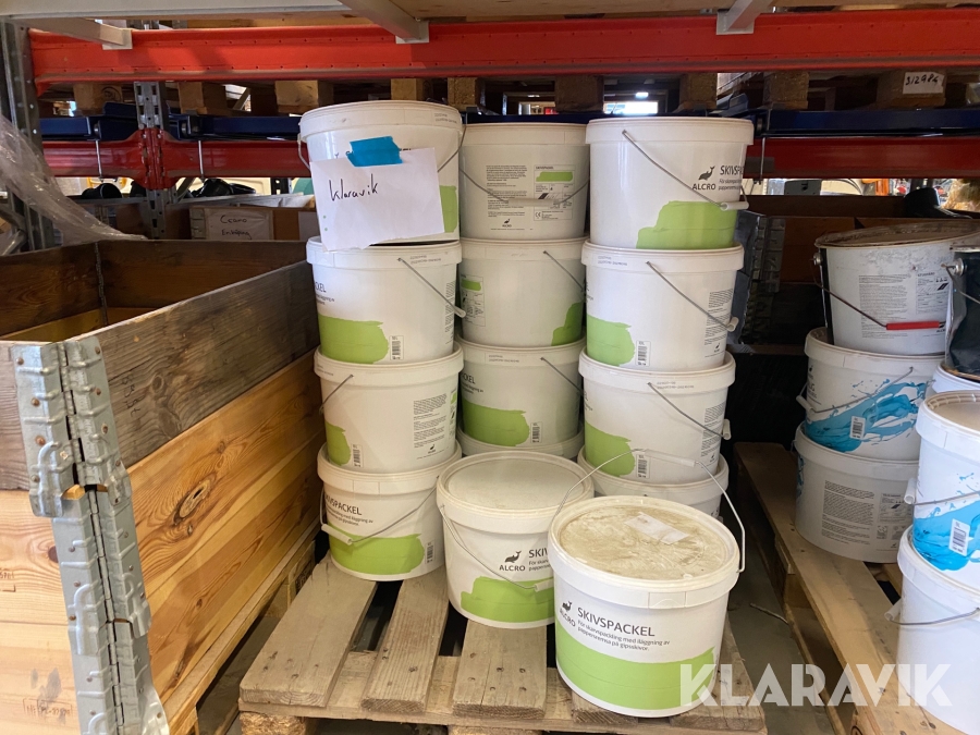 Skivspackel Alcro 10l 34 st