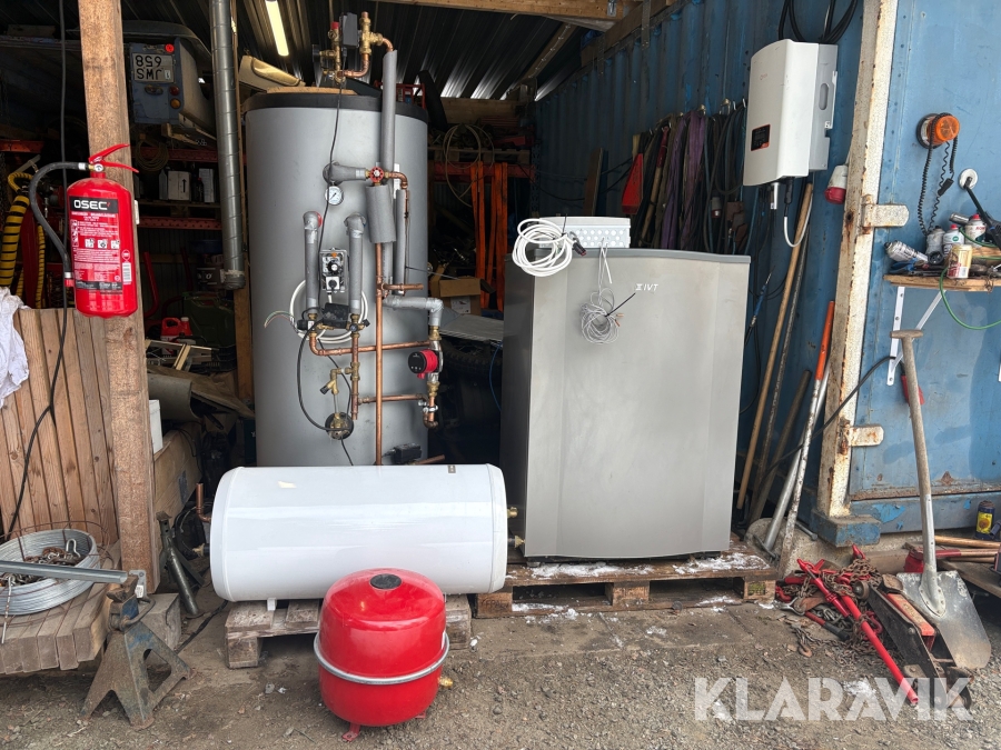 Komplett värmeanläggning IVT Air 70 med tillbehör