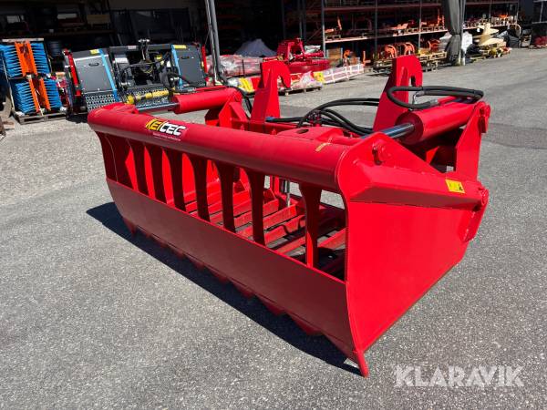Ensilageuttagare Keltec Normal shear grab 1.85 1,2 m3 med stora BM fäste
