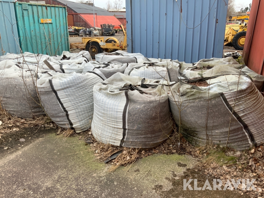 Fallskyddsbark 13st säckar