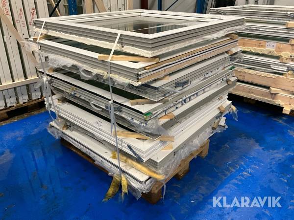 Plastfönster Salamander 8 st 1180x 1180