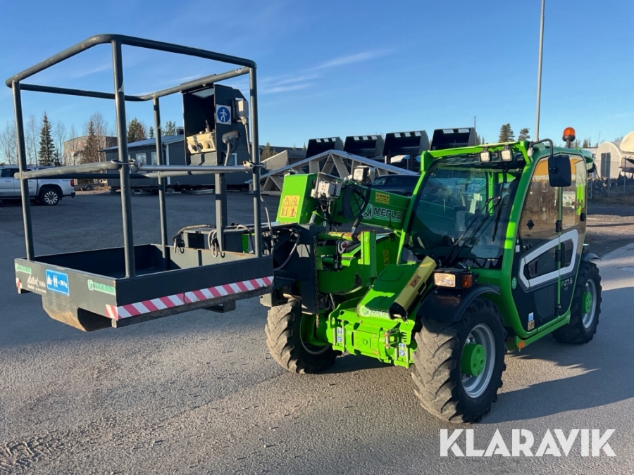 Teleskoplastare Merlo P27.6 Top med personkorg 
