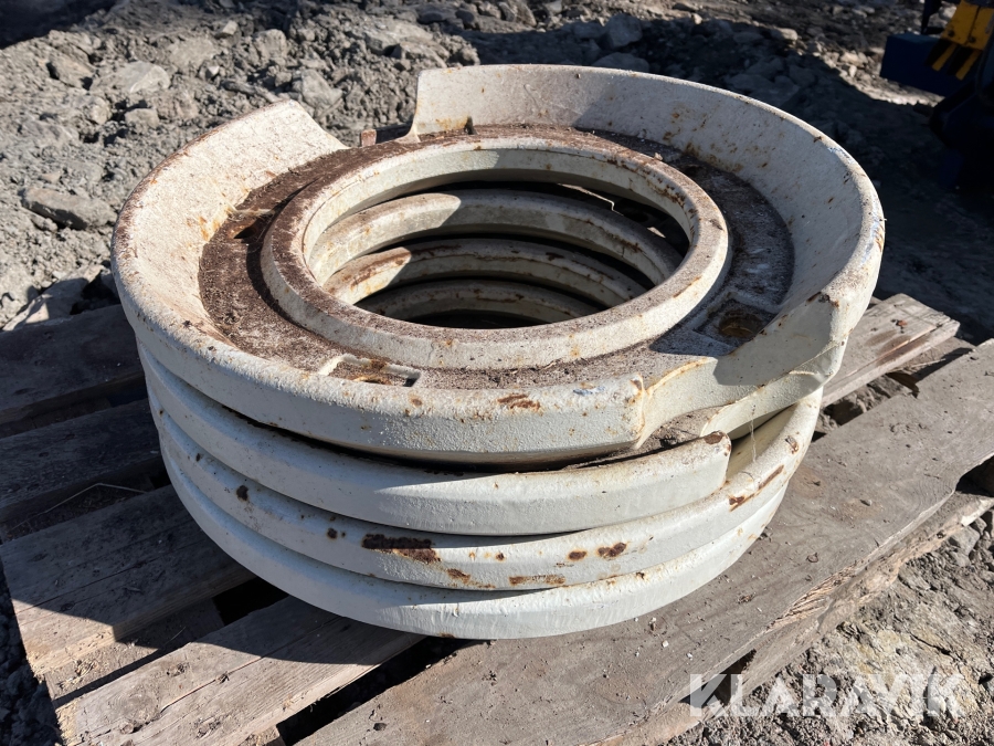 Hjulsvikter 4st Valmet 8000-serien