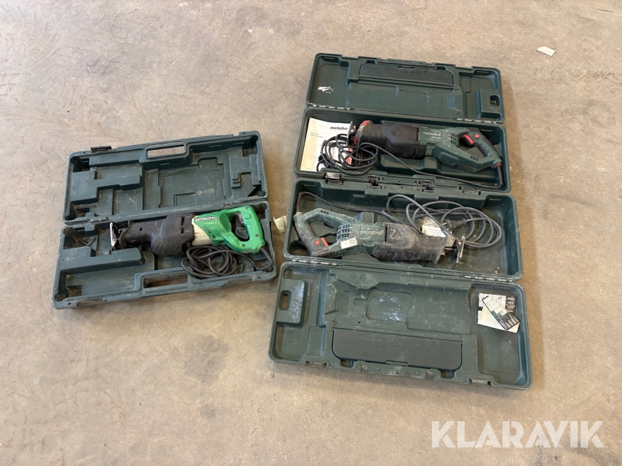 Sticksågar Metabo Hitachi 3 st