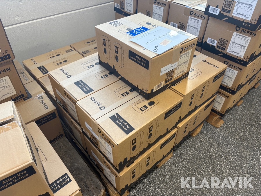 Elbilsladdare Alfen 904460023 / 904460027 AC-Laddare 14st