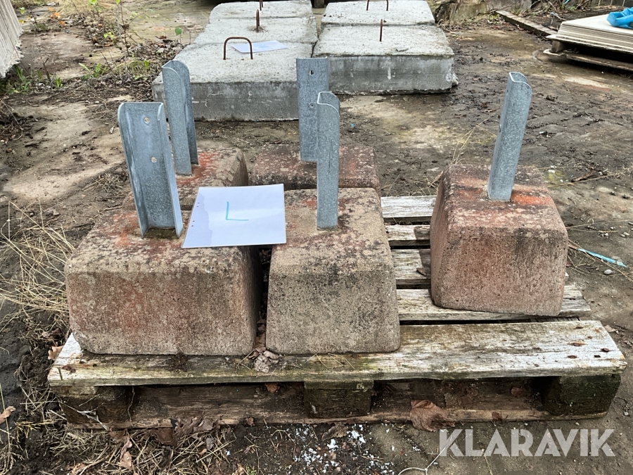 Betongfundament 5st