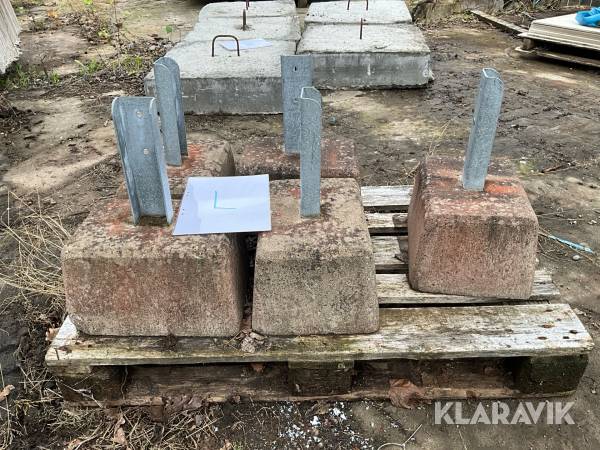 Betongfundament 5st