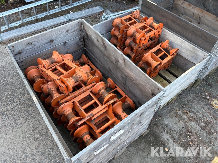 Kabelrullar/Balkvagnar - 26st