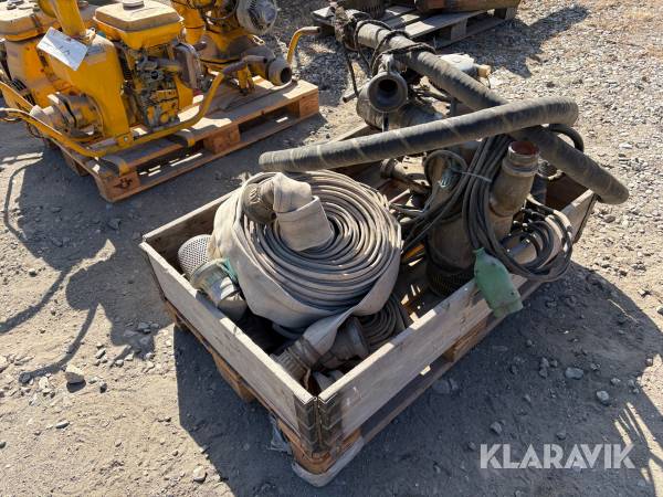 Länspump Weda L 300 med diverse slang