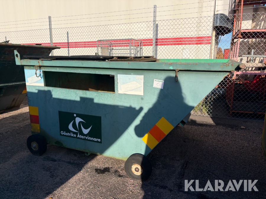 Container på hjul  Ca 4m3