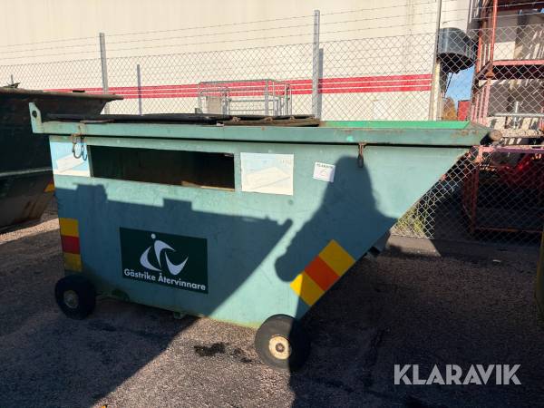 Container på hjul  Ca 4m3
