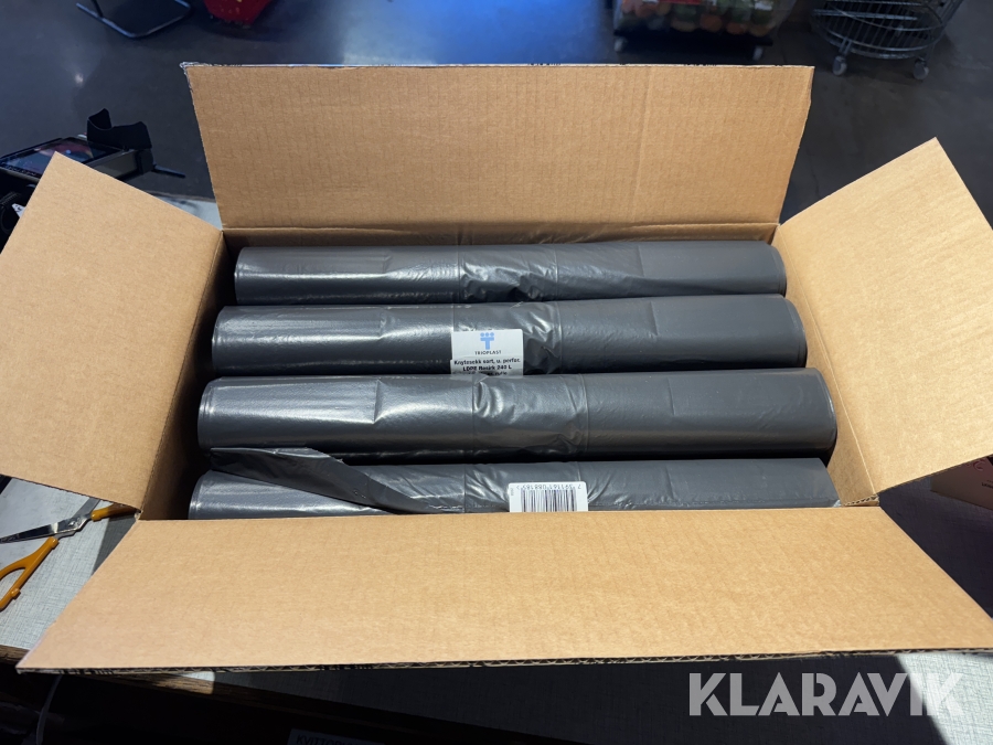 Sopsäckar Trioplast  240L 40st rullar