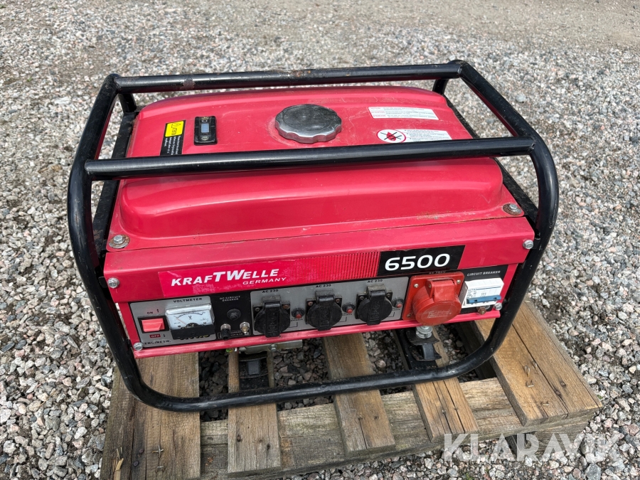 Generator/ elverk Kraftwelle 6500