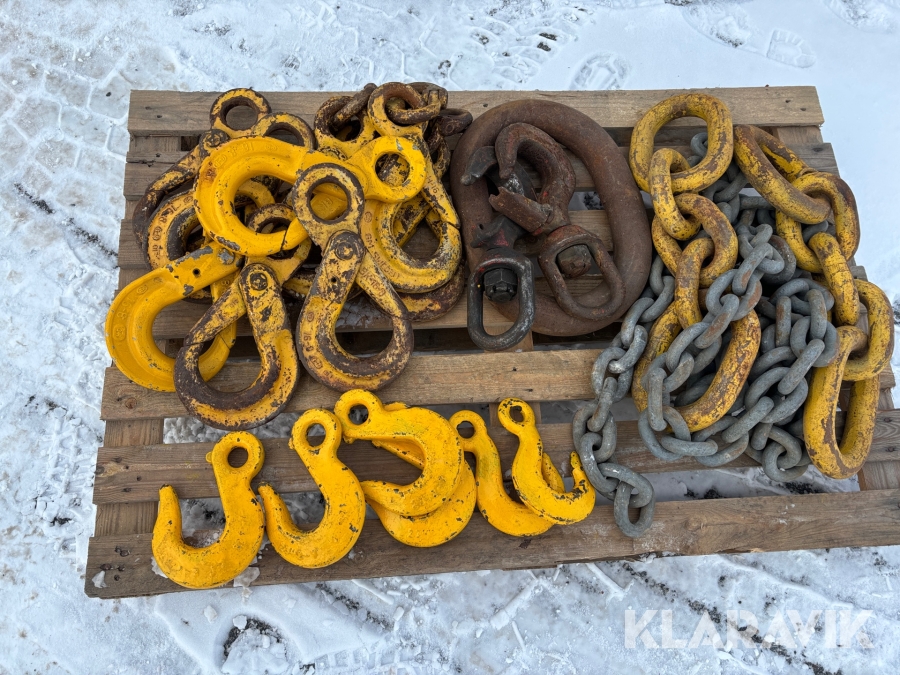 Diverse lyftkrokar 10 st