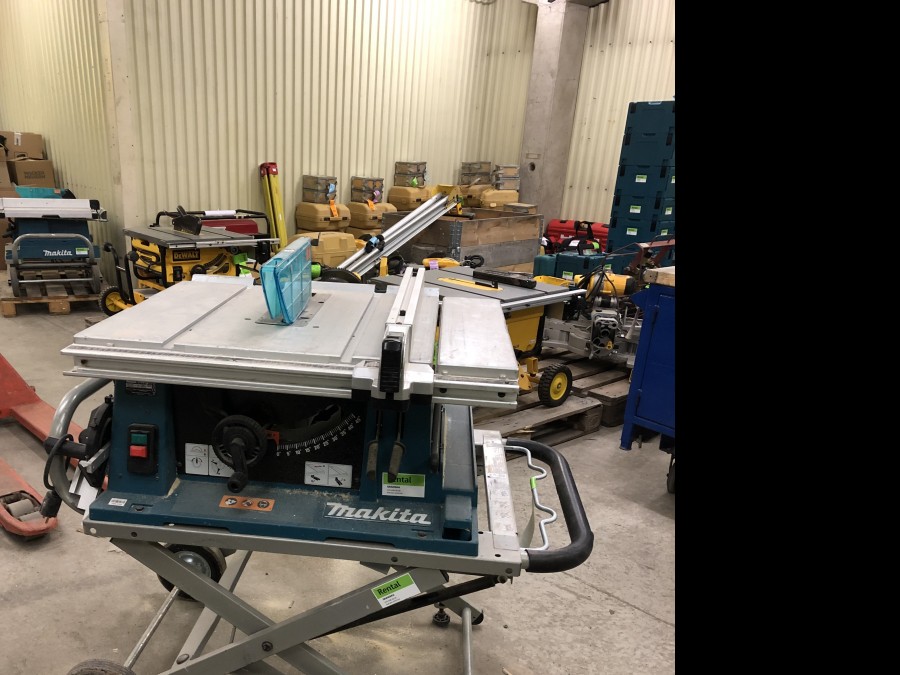 Klyvsåg inklusive bord, sågdjup 93mm