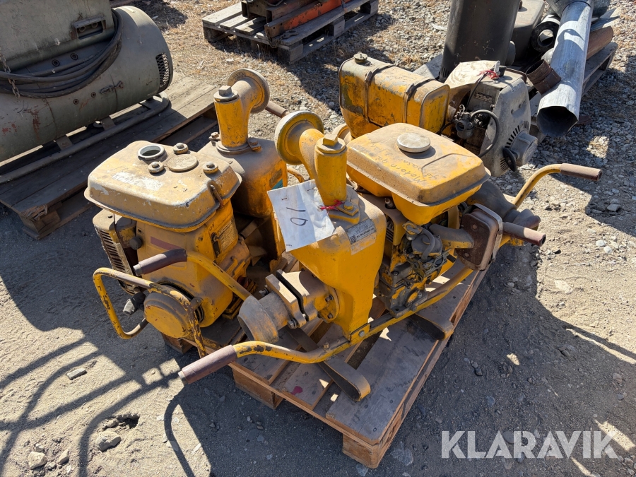 Länspumpar/ muddringspump Länser 3 st