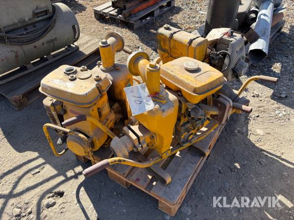 Länspumpar/ muddringspump Länser 3 st