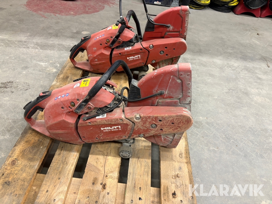 Motorkapar 2 st Hilti DSH 900-X bensindrivna