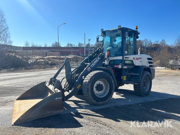 Hjullastare Terex TL100 med redskap