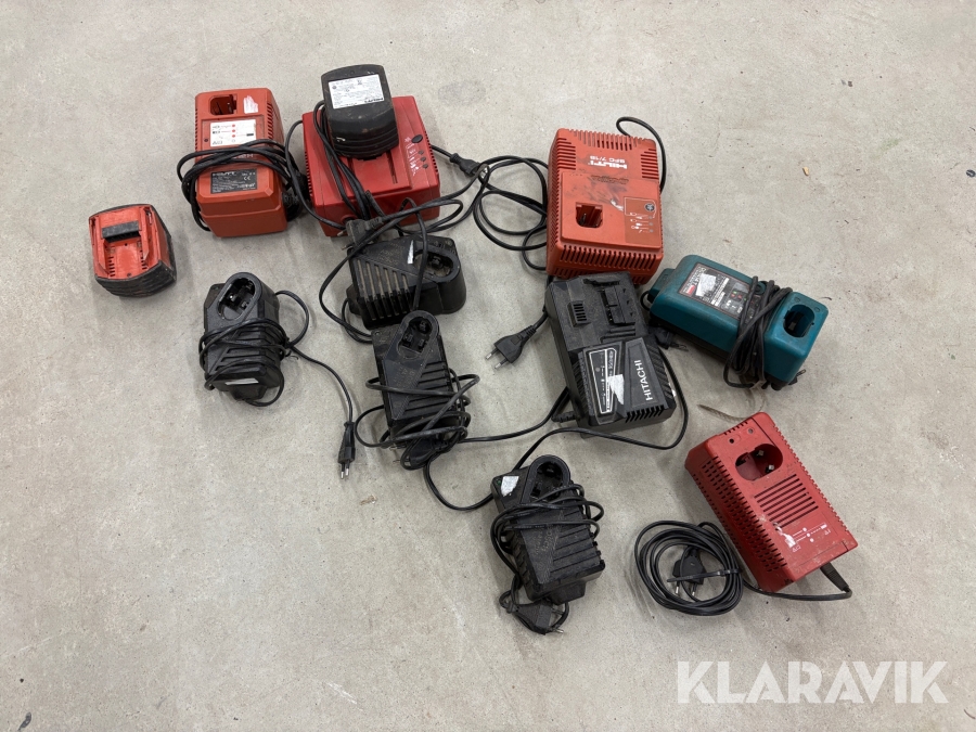 Parti med batteriladdare