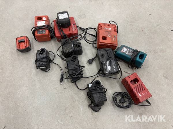 Parti med batteriladdare