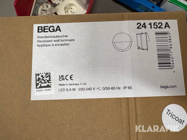 Väggarmatur LED Bega 24152A 2st