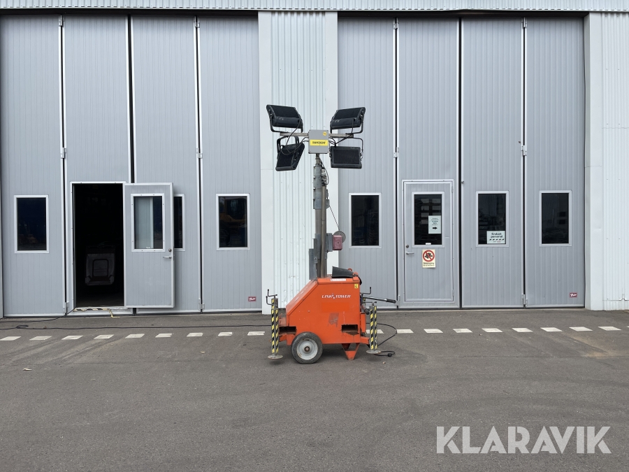 Belysningsmast teleskop led Satema Linktower 7M