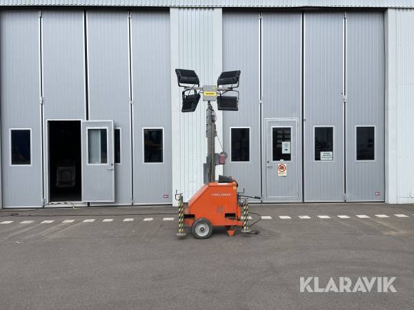 Belysningsmast teleskop led Satema Linktower 7M