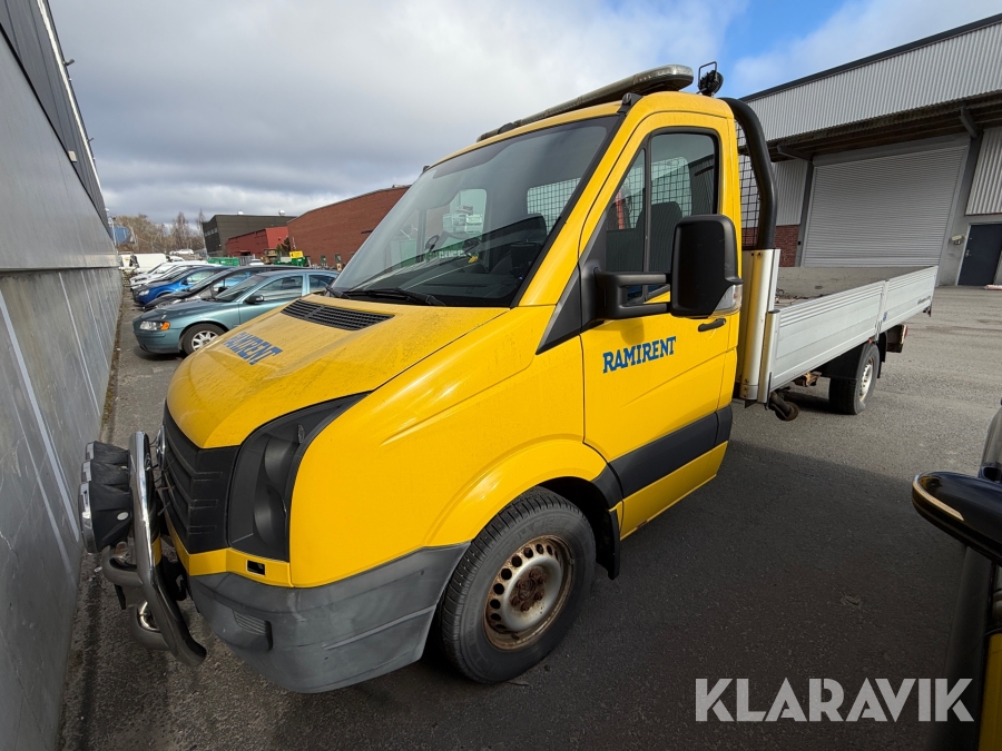 Lätt lastbil Volkswagen Crafter 35 Chassi EH med kran